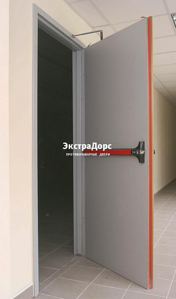 Дверь противопожарная металлическая глухая EI 90 с антипаникой в Видном  купить