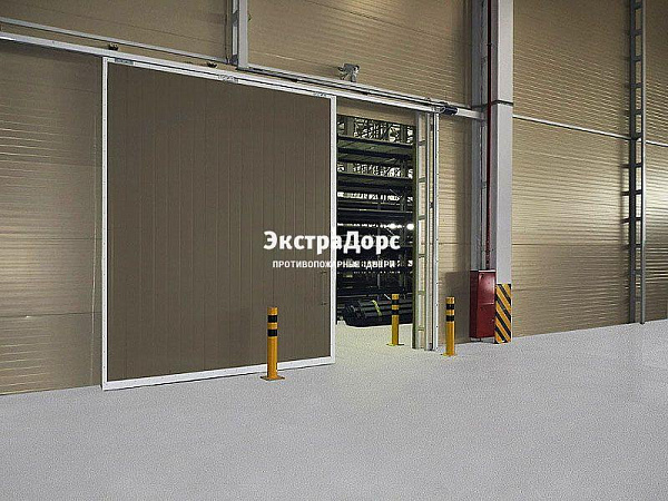 Противопожарные автоматические ворота коричневые в Видном  купить