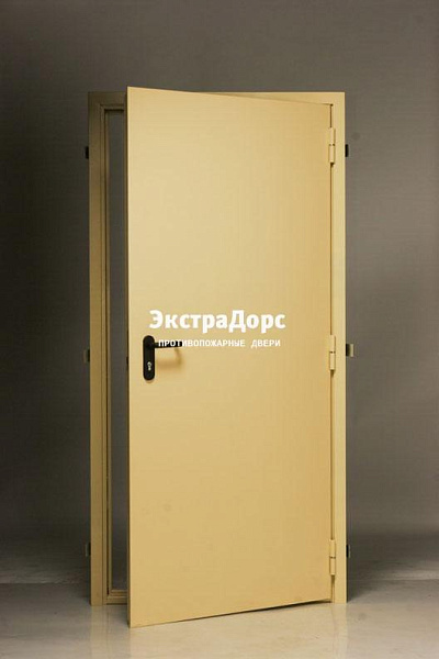 Дверь глухая противопожарная EI 30 ДМП желтая в Видном  купить