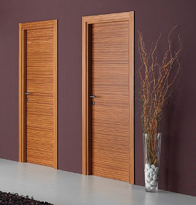 Противопожарная дверь с МДФ в гостинице